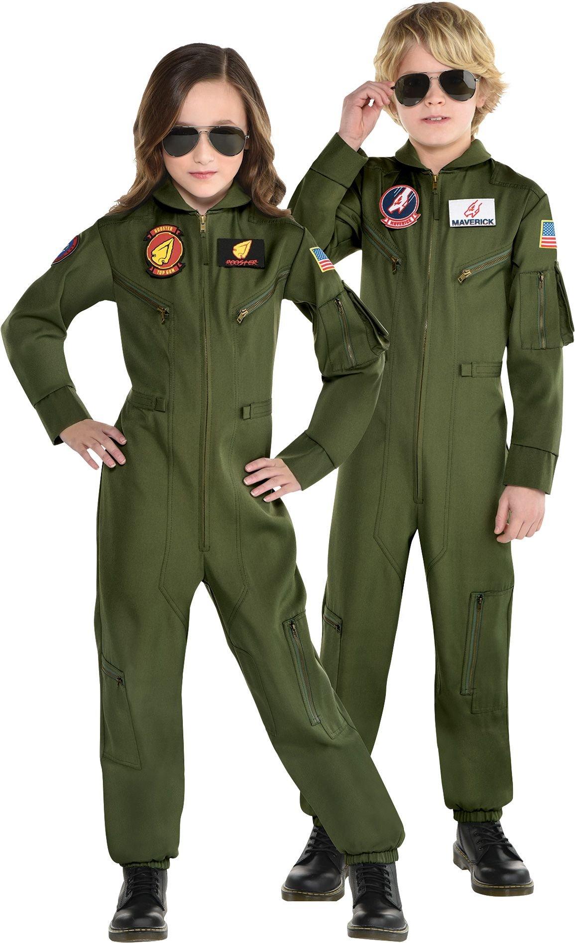 Maverick Flight Suit Costume for Kids - Top Gun 2